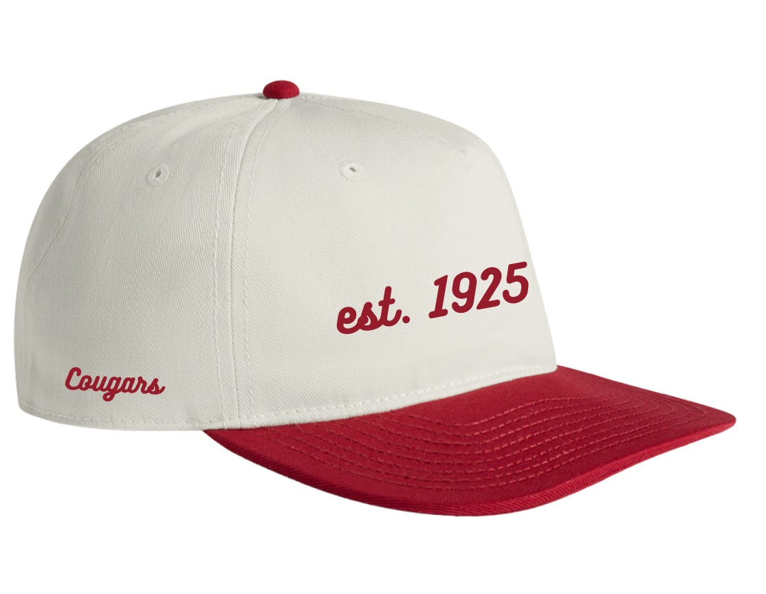 County Fair '25: Red & Ivory Embroidered Baseball Hat