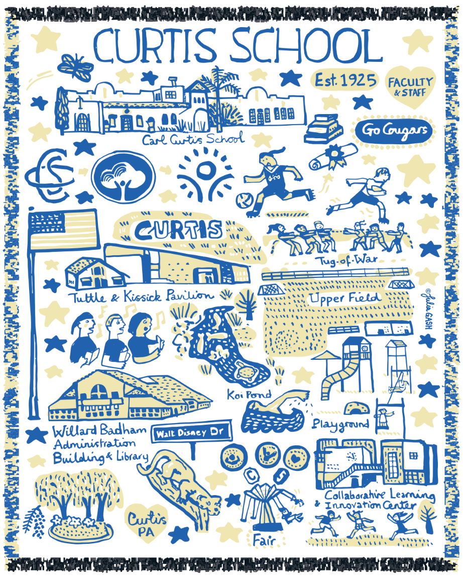 Curtis Commemorative Tapestry Blanket