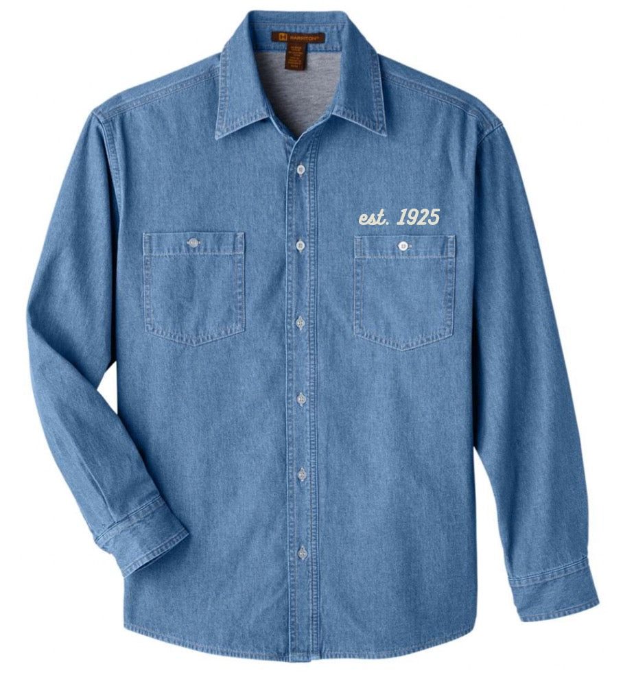 County Fair '25: Adult Unisex Denim Shirt Jacket
