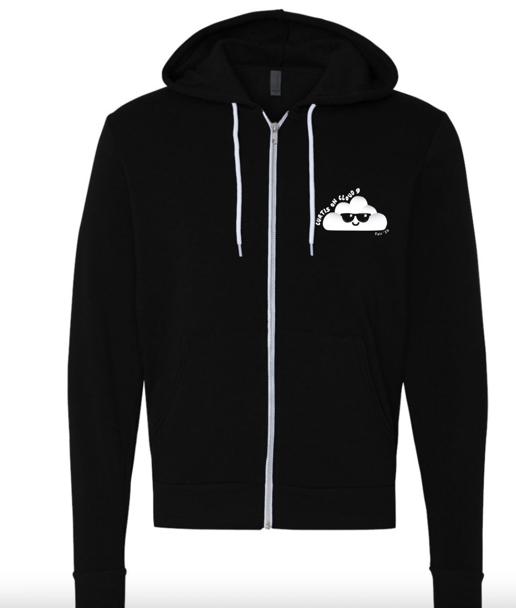 Curtis on Cloud 9 Zipper Hoodie - YOUTH