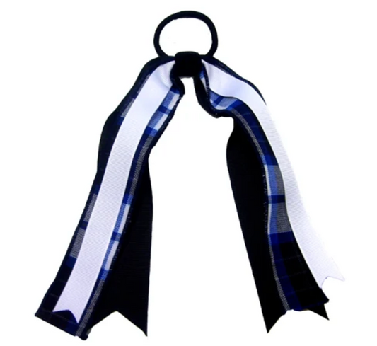 **NEW** Curtis Plaid Streamer Hair Bow